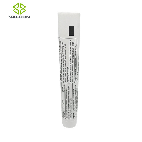 Customized Pharmaceutical Tube Packaging , White Screw Cap Plastic