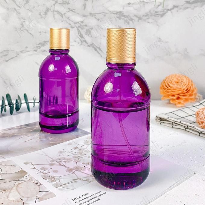 Fragrance Pharmaceutical Refillable Glass Perfume Spray Bottles 100ml