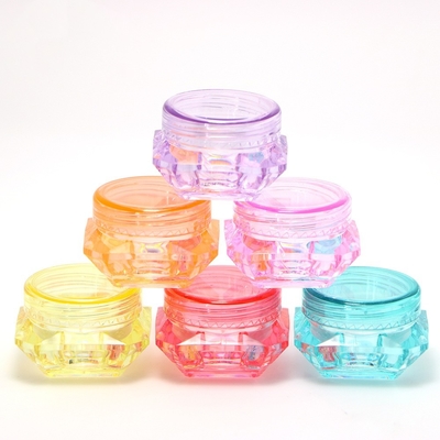 ABS Face Cream Jar 3g 5g 3g/5g Diamond Face Box Pink