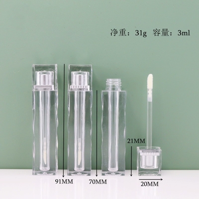 Clear Lipgloss Container Empty Tube 3ml 92*20mm 100PCS