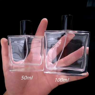 50ml 100ml Glass Perfume Spray Bottle With Your Logo 500pcs