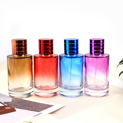 Cylindrical Clear Perfume Spray Atomizer Bottle 30ML 100ML 50ML