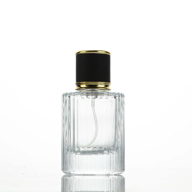 30ml 50ml Perfume Spray Bottle High Grade Striped Refillable