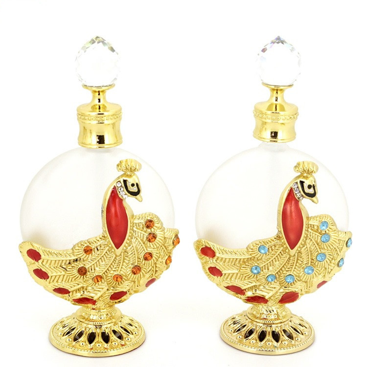 30ml Arabic Empty Glass Essential Oil Bottle Middle East Perfume UV Coating