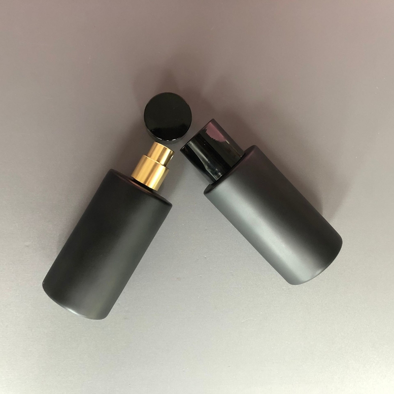 Black 50ML Perfume Bottle Dispenser Portable Glass Sampling Atomizer