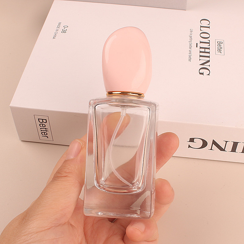 50ml Portable Perfume Glass Bottle Spray Travel With Fine Processing Polishing