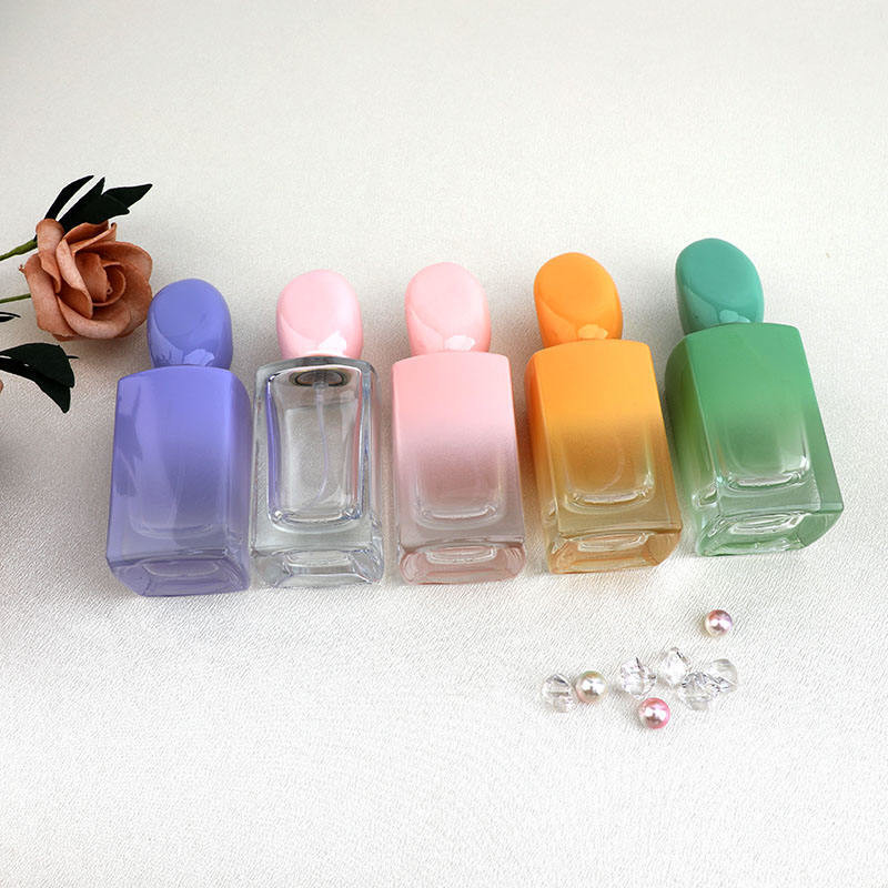 50ml perfume bottles  Perfume Spray Bottle muti colors perfume bottle packaging