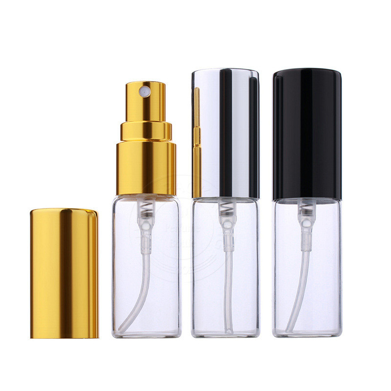 Mini Fine Mist 5ml Perfume Aliquot Bottle Pure Dew Spray Glass Press