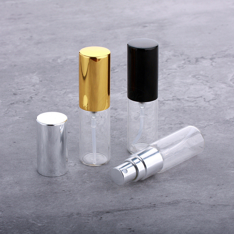 Mini Fine Mist 5ml Perfume Aliquot Bottle Pure Dew Spray Glass Press