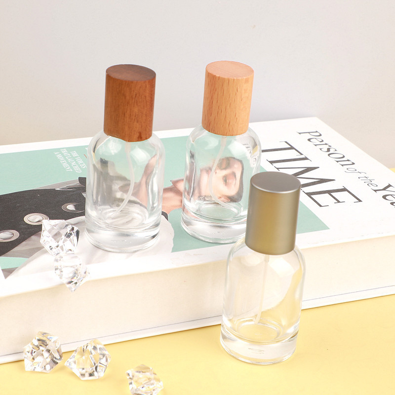 Luxury Glass Empty Perfume Bottle 30ml Clear Spray 500 Pcs