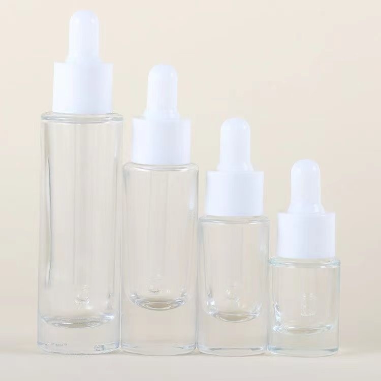 SGS Slender Essence Solution Glass Bottle 5ml 10ml 30ml Transparent