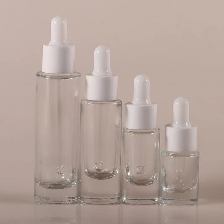 SGS Slender Essence Solution Glass Bottle 5ml 10ml 30ml Transparent