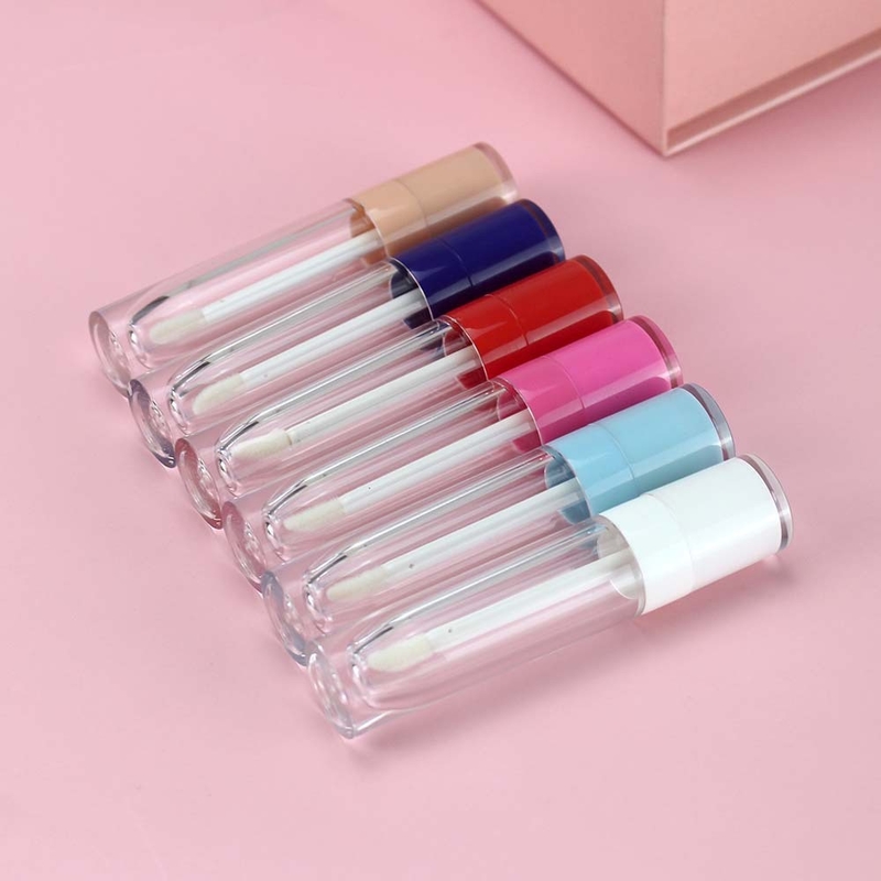 6ml Empty Lip Gloss Tube Transparent White Lipgloss Plastic