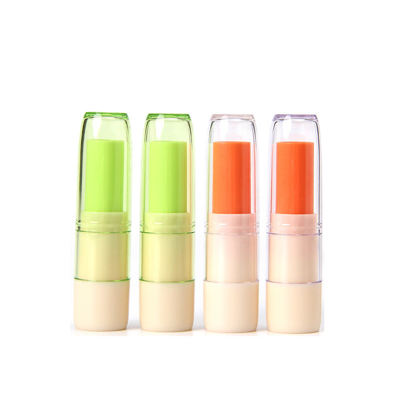 Cylinder Colorful PP Empty Mini Lip Balm Tubes Screen Printing 5g