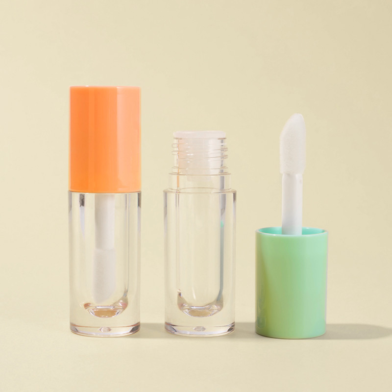 6.5ml Empty Lip Gloss Tube custom logo lipgloss containers with big brush