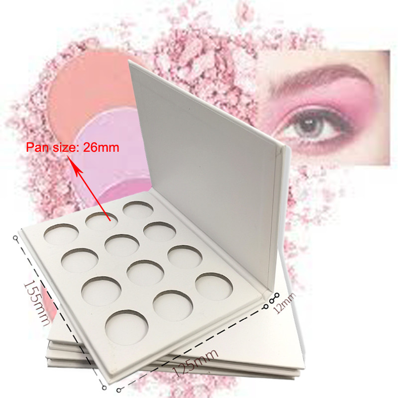 Glitter Glossy Sephora Empty Magnetic Eyeshadow Palette Pans 36mm