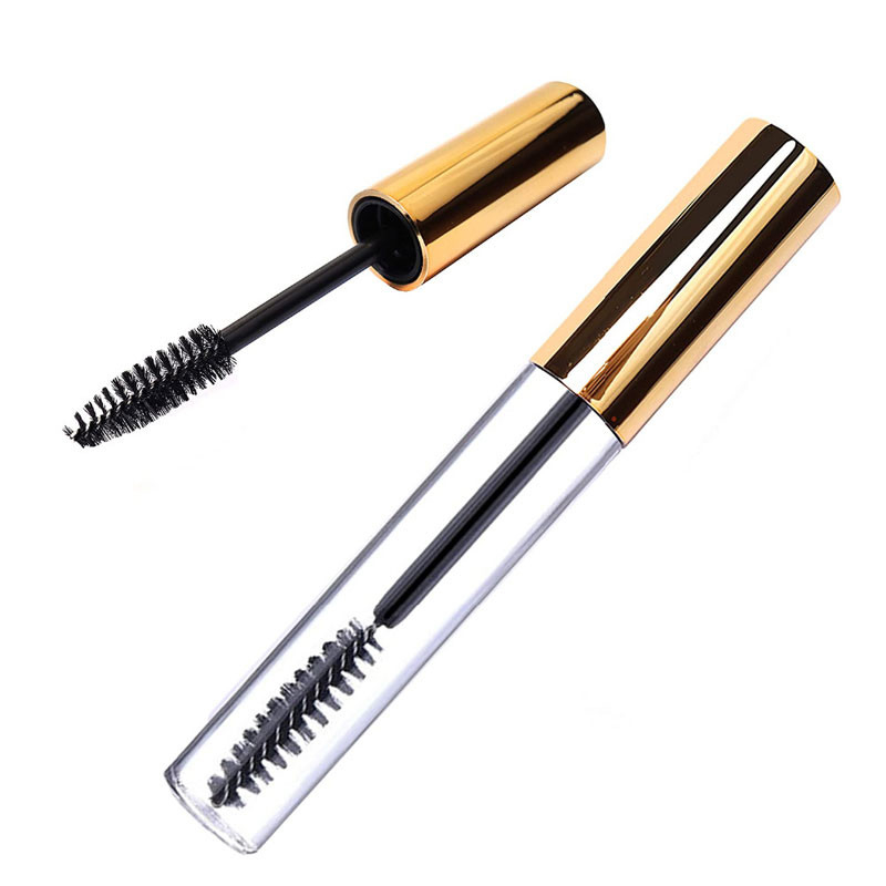 OEM Gold Mascara Brush With Empty Bottle 10ml Cosmetic Packaging​