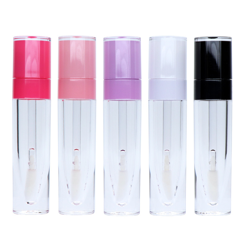 OEM empty lip gloss tube cute lipgloss tubes 5 colors  Plastic Lip Gloss Tube