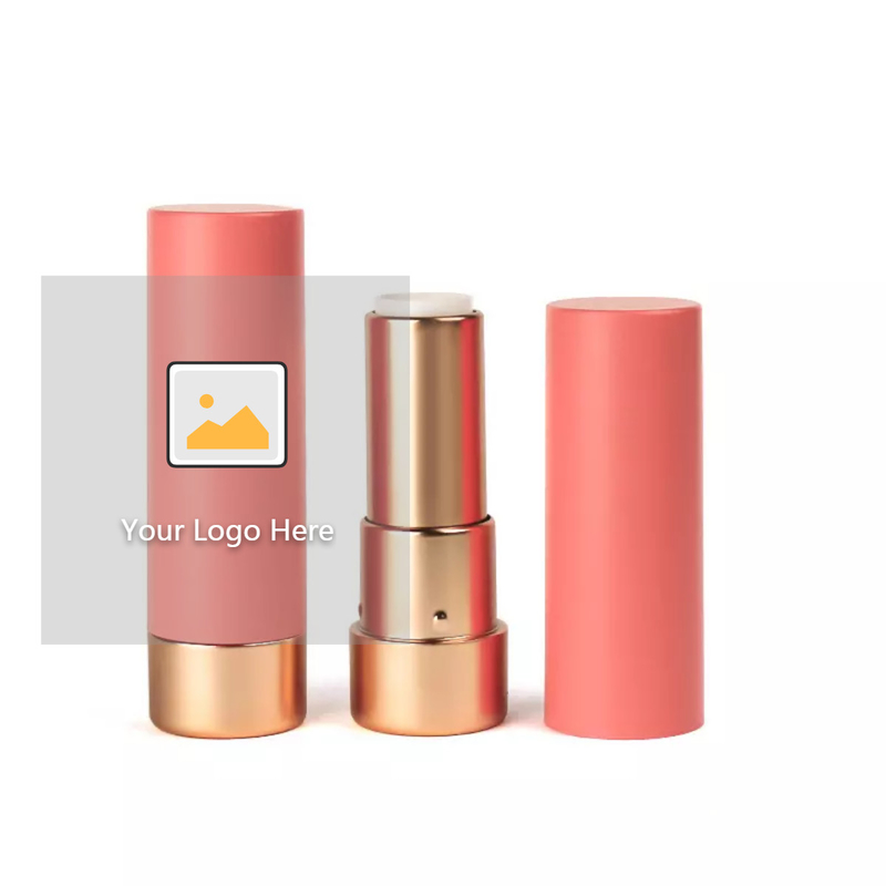 Rose Gold Empty Lipstick Tube  ound Container  luxury lipstick tube
