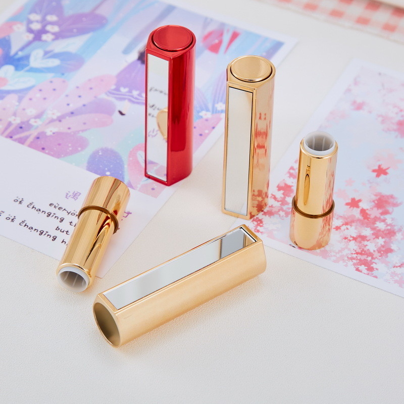 OEM Empty Lipstick Tube  push bounce with mirror 12.11mm empty tubes