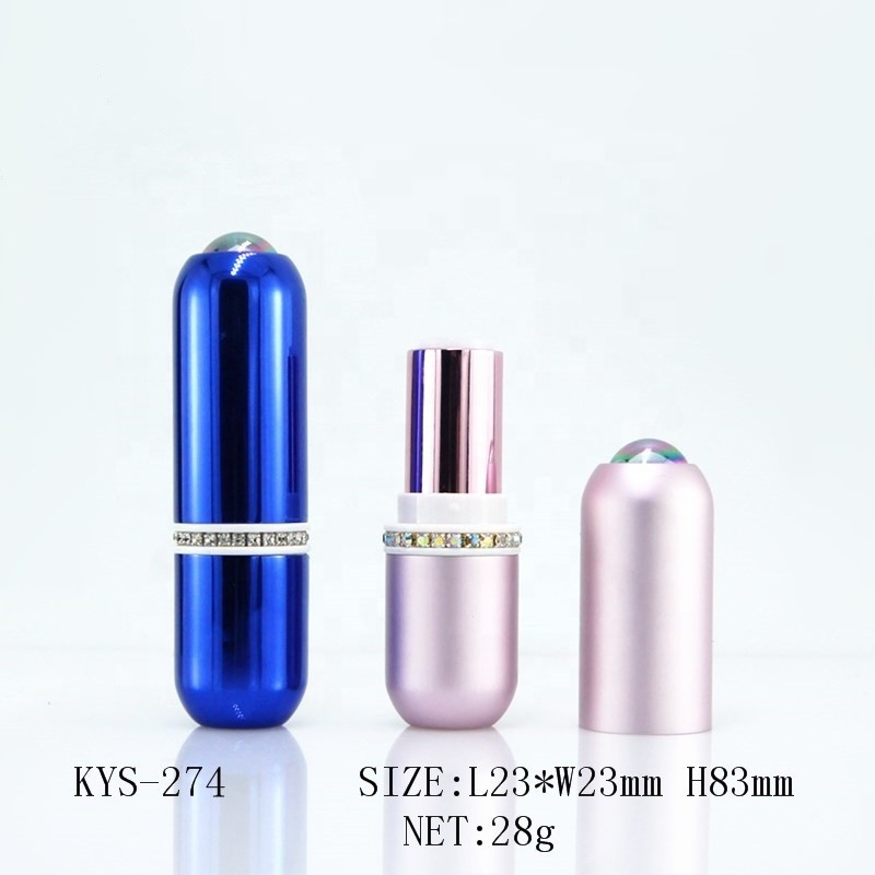 Oval Shaped ABS Cool Customized Lipstick Containers Tubes 20g