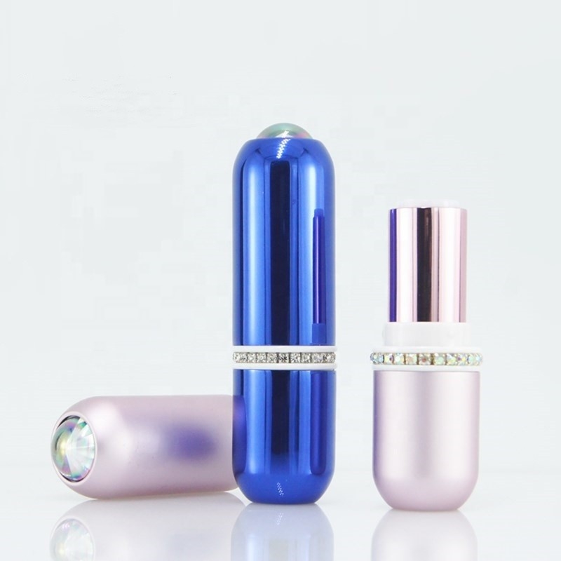 Oval Shaped ABS Cool Customized Lipstick Containers Tubes 20g
