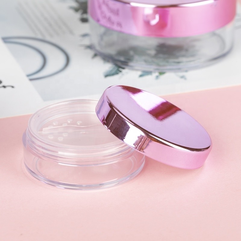 5g 10g 30g Empty Face Cream Jar Cream Jars  Custom Logo Plastic rose pink