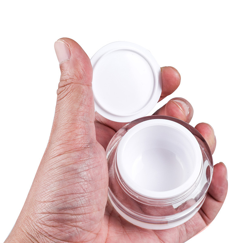 OEM ODM Plastic Face Cream Jar 50g Cosmetic Jars Silk Screen Printing