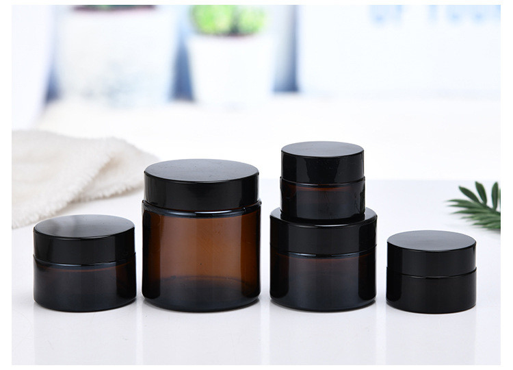 ABS Plastic Face Cream Bottle 15g Cosmetic Jars Hot Stamping