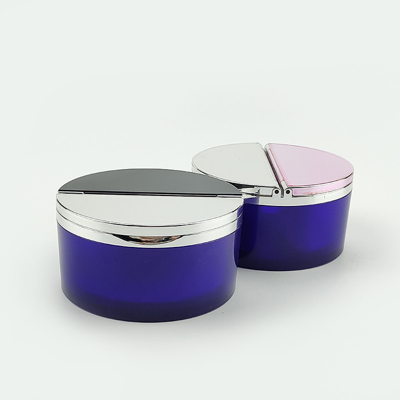 Filp Cap 30g Face Cream Jar 2 In 1 Day And Night Cream Jar