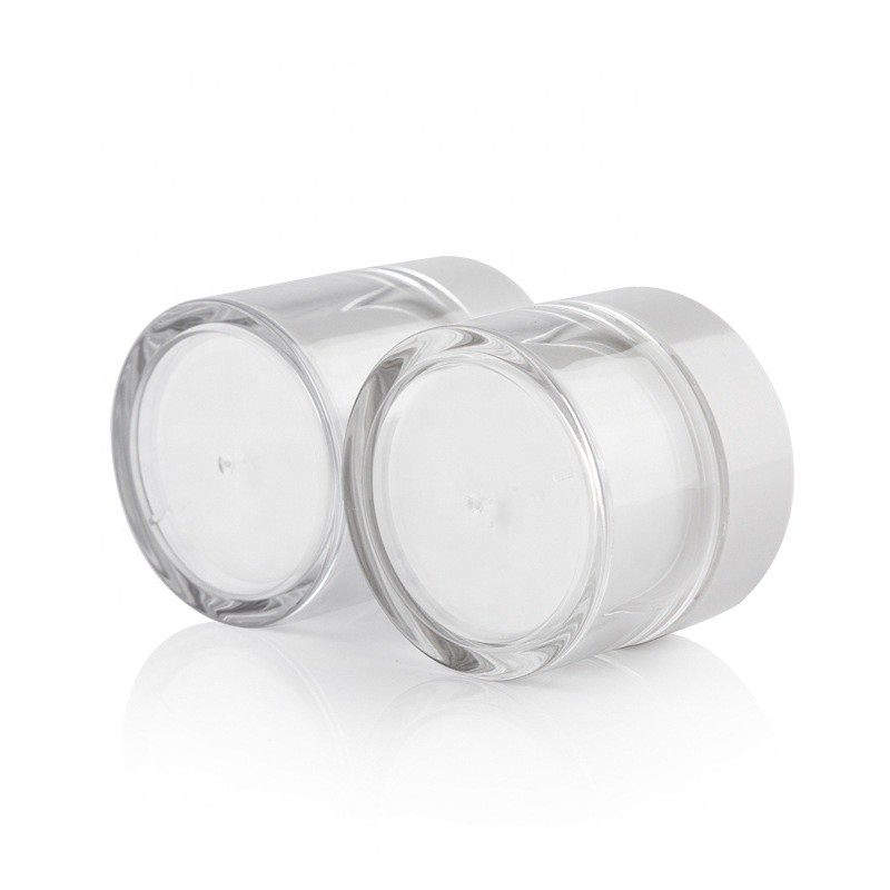 20g 30g 50g Ps Plastic Cosmetic Jar Face Cream Packaging Jar Sample Test Jar