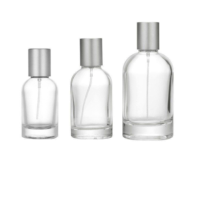 Acrylic Cap 30m Cylindrical Perfume Bottlel Bayonet Spray Volatilized