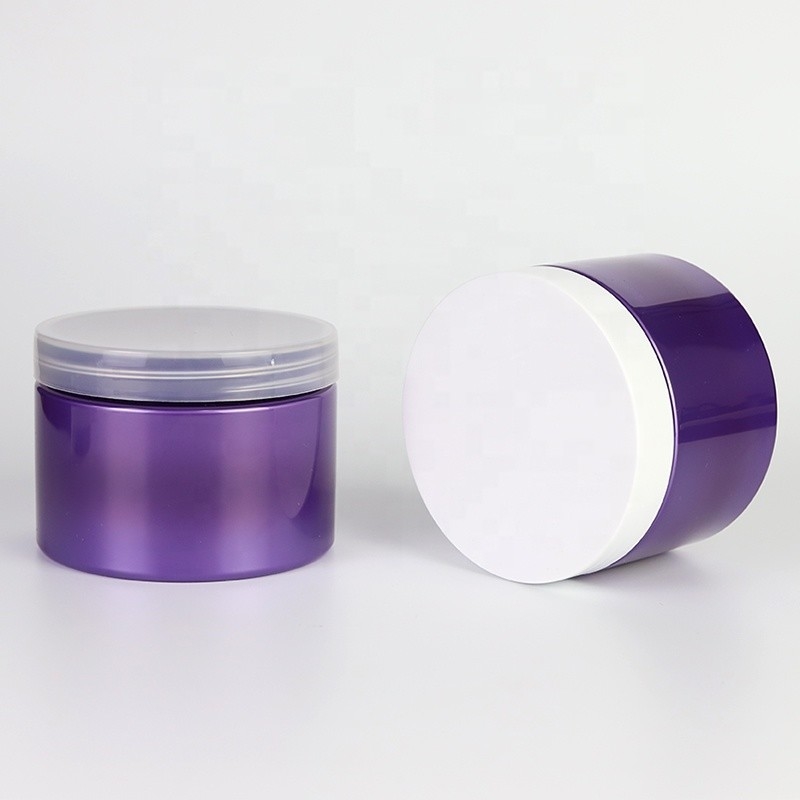 Aluminium Caps Hand Lotion PET Cream Jar 350ml OEM ODM