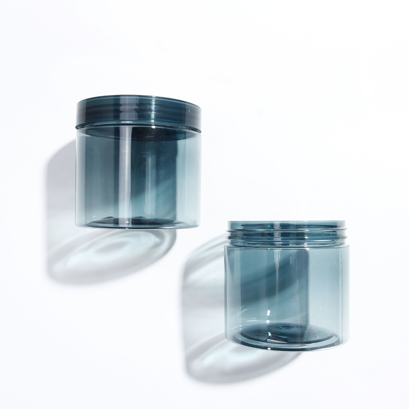 30ml 45ml 65ml ABS Clear Plastic Jars With Lids Mini Wide Mouth