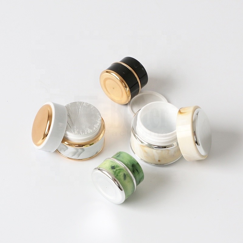 5ml 10ml 30ml 50ml PP Empty Plastic Cosmetic Jars Body Cream Packaging