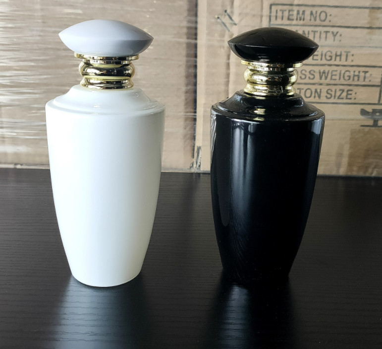 Personal Care 100ml Thick Bottom Round Perfume Bottle OEM