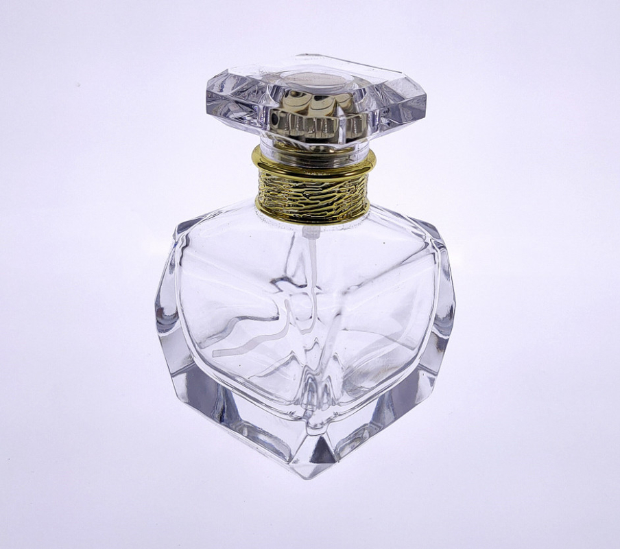 Cosmetic Silver 50ml Crimp Spray Pump Perfume Spray Bottle OEM