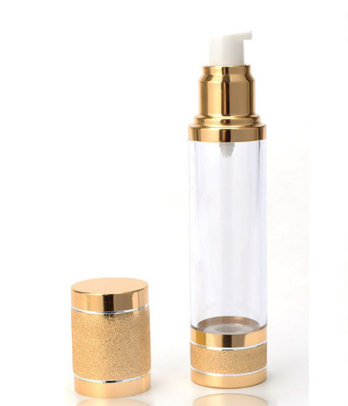 PE PET ABS Cosmetic Airless Lotion Bottles 15ml 30ml 100ml