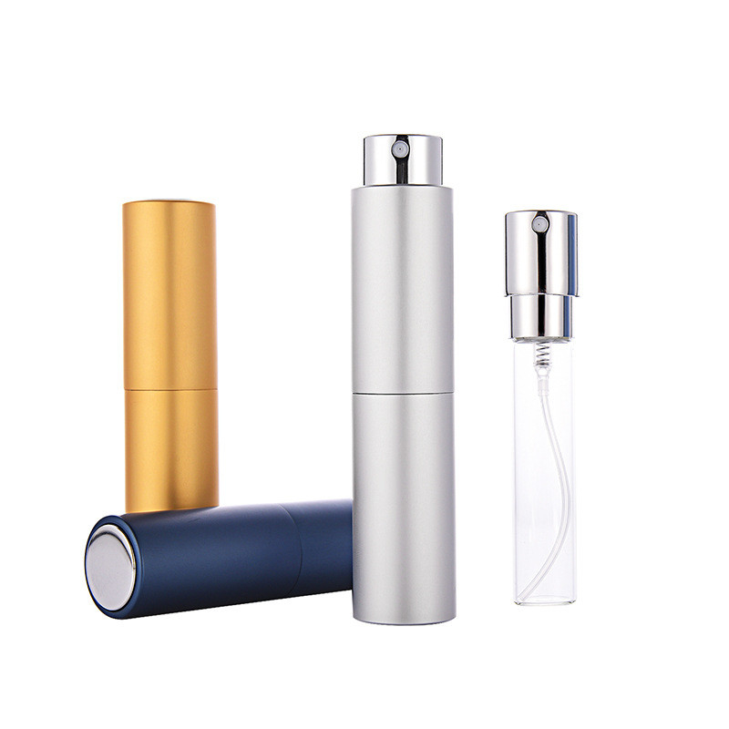 Twist Up Glass Aluminium Perfume Bottle 5ml 8ml 10ml 20ml