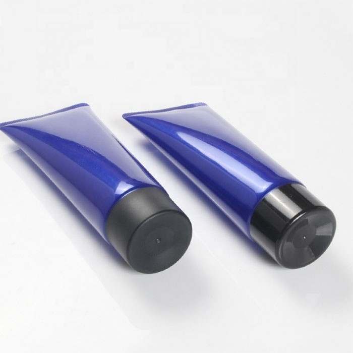Flip Lid Blue 100ml Cosmetic Squeeze Tube For Body Lotion