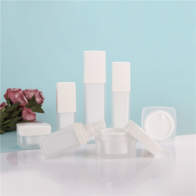 MSDS CE Cylinder Acrylic Cosmetic Packaging Containers OEM
