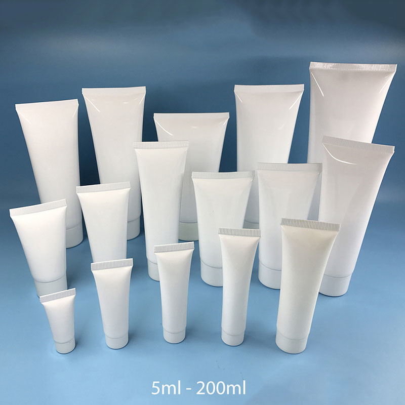 Plastic PE Cosmetic Squeeze Tube Of Hand Cream 5ml 15ml 30ml 50ml