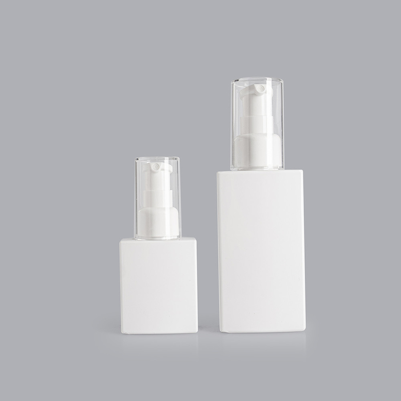 PETG Cosmetic Packaging Containers Square Bottle 100ml 120ml