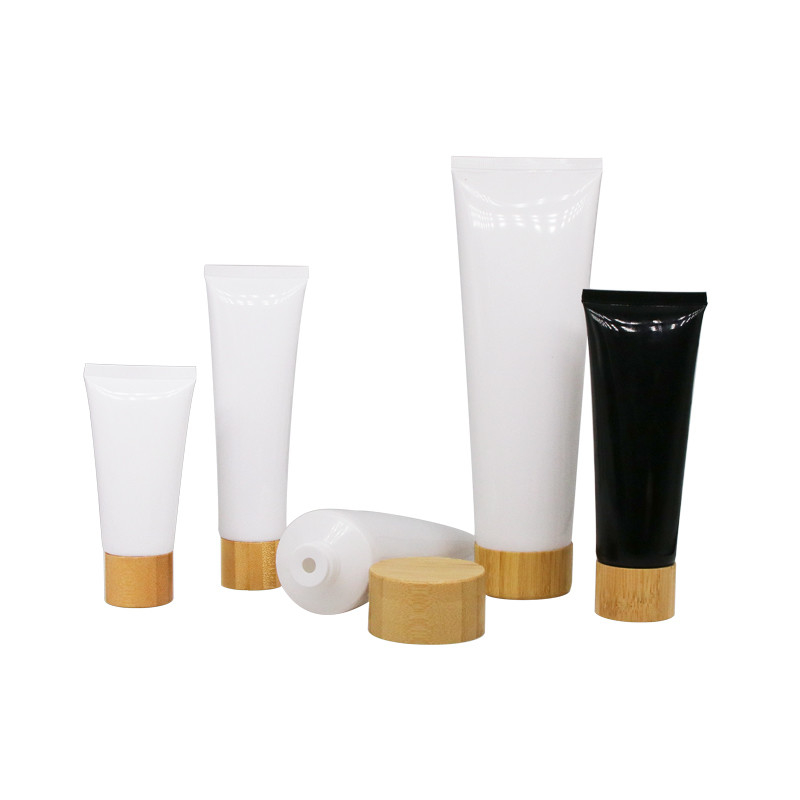 Bamboo Lid Cosmetic Squeeze Tube 150ml