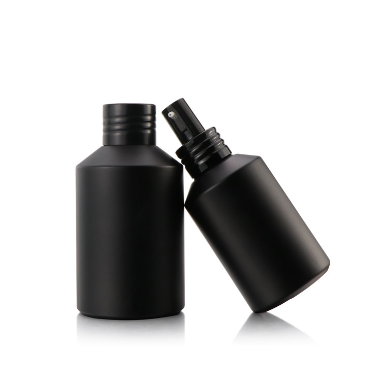 Cosmetic Packaging Black Glass Spray Bottles 15ml 30ml 125ml