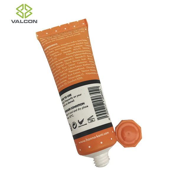 25ML Cosmetic Empty Lotion Tubes , Hexagonal Cap Empty Hand Cream Tubes